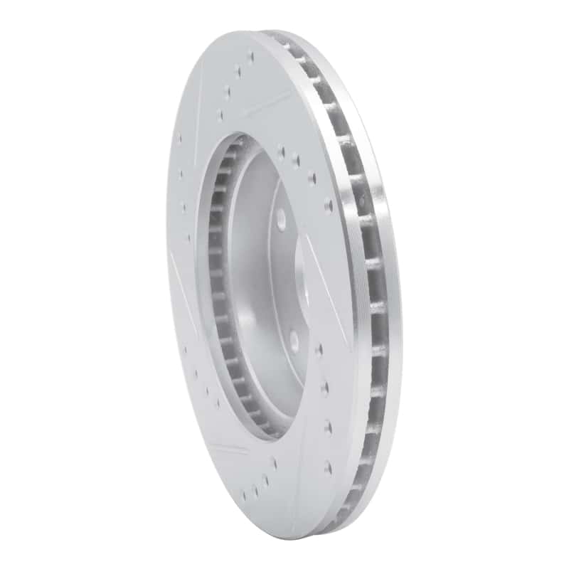 R1 Concepts — R1 99-02 Daewoo Leganza Front Right Drilled & Slotted Silver Brake Rotor
R1 Brake Rotor Drill - view 4