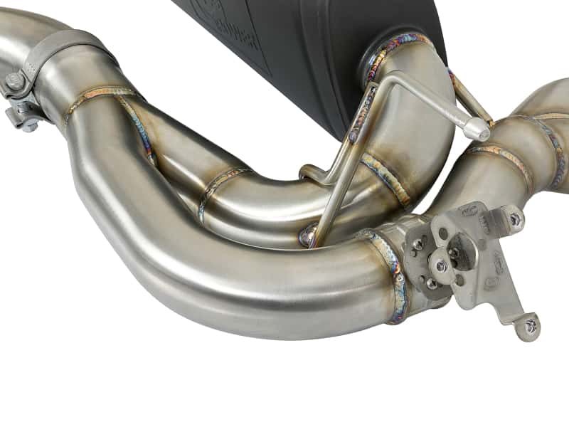 aFe — aFe MACH Force-Xp 2-1/2in Stainless Steel Axle Back Exhaust w/CF 15-19 BMW M3/M4 (F80/82/83)
Axle-Back Exhaust - view 3