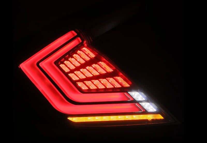 AlphaRex — AlphaRex 16-21 Honda Civic Hatchback / Type-R FK8 Nova-Series LED Tail Lights - Black Smoke
Taillight Assembly - view 6