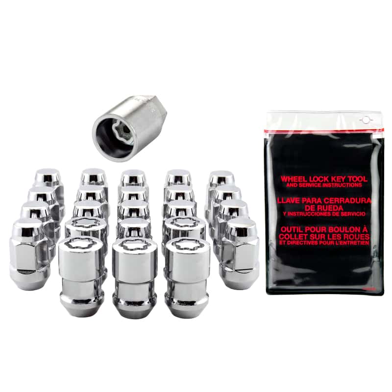McGard — McGard Jeep Wrangler Install Kit (Cone / Bulge) 1/2-20 / 3/4 Hex / (18 Lug Nuts / 5 Locks) - Chrome - view 5