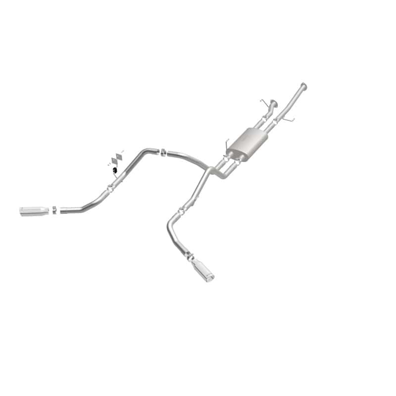 Magnaflow — MagnaFlow Cat-Back 10-15 Toyota Tundra SC LB / CC SB 4.6L/5.7L V8 SS 2.5 Dual Split Rear 4in Tip
Cat-Back - view 24