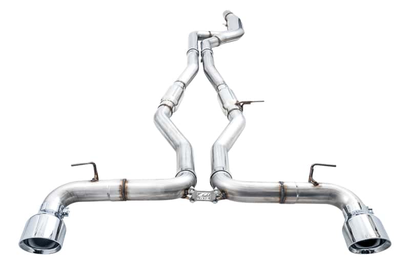 AWE Tuning — AWE Tuning 2020 Toyota Supra A90 Track Edition Exhaust - 5in Chrome Silver Tips
Track Exhaust - view 2