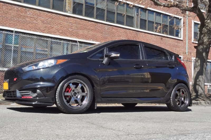 Rally Armor — Rally Armor 13-19 Ford Fiesta ST Black UR Mud Flap w/Red Logo
Mud Flap - view 5