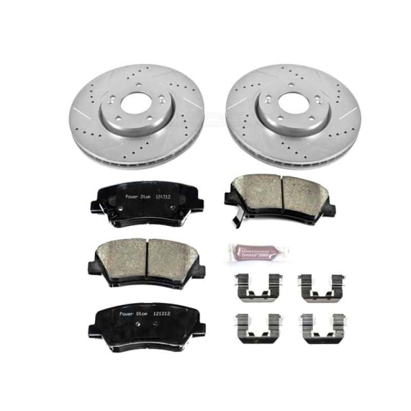 PowerStop — Power Stop 13-15 Hyundai Veloster Front Z23 Evolution Sport Brake Kit - view 1