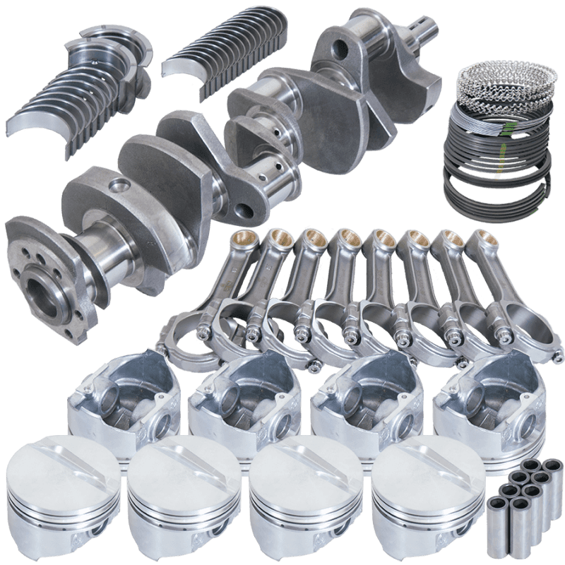 Eagle — Eagle Chevy 350 3.750in Crank 5.700in I-Beam Rods -7cc Flat Top 4.030in Pistons Rotating Assembly
Street & Strip Assy - view 1