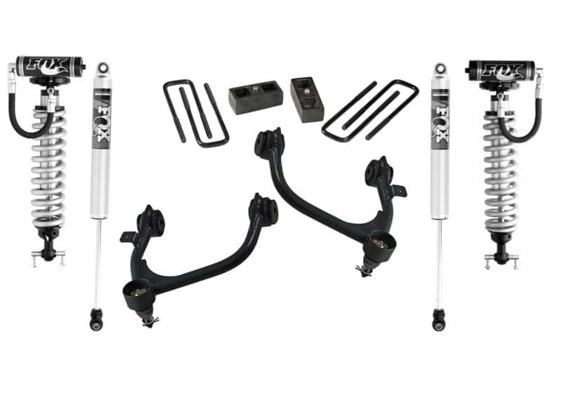Superlift — Superlift 19-22 GM Sierra 1500 (Excl AT4 & Trail Boss) 3in Lift Kit w/ Fox Front Coil & 2.0 - view 1