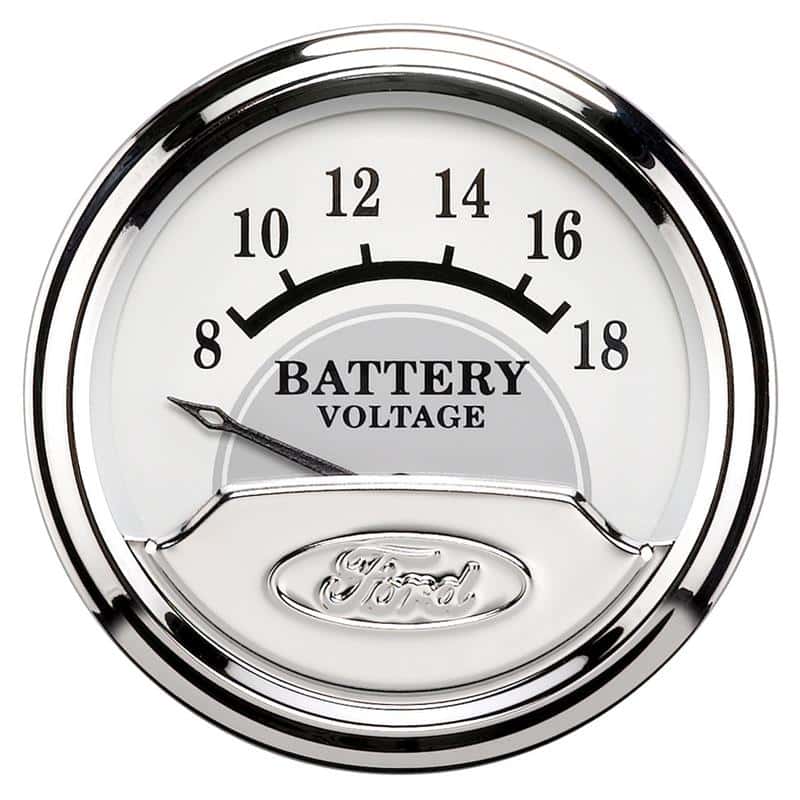 AutoMeter — Autometer Ford Masterpiece 2 1/16in Electronic 18V Voltmeter Gauge
GA 2" VOLT 18V E FM - view 1