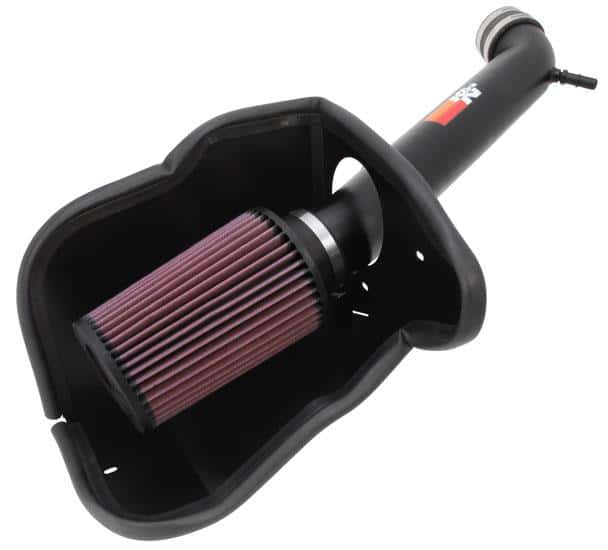 K&N Engineering — K&N 10-11 Ford Crown Victoria 4.6L V8 / Mercury Grand Marquis 4.6L V8 Black Typhoon Cold Air Intake
Performance Air Inta
Air Intake System - view 2