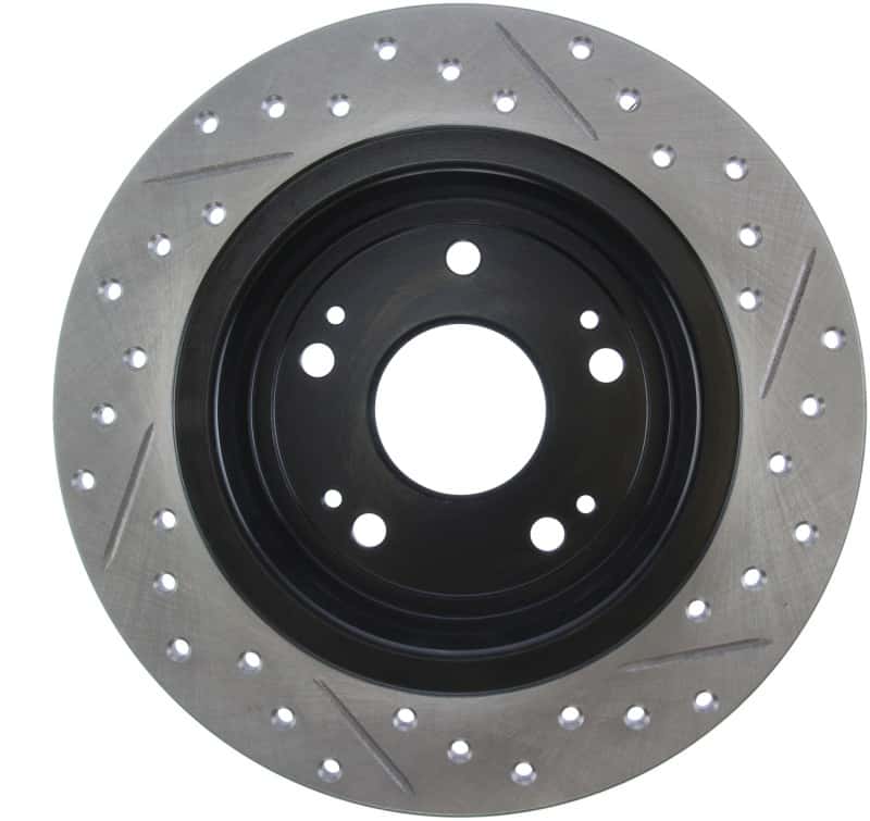 Stoptech — StopTech 09-10 Acura TSX / 08-10 Honda Accord Coupe/05-10 Sedan Right Rear Slotted & Drilled Rotor
Slot/Drill Rotor - view 3
