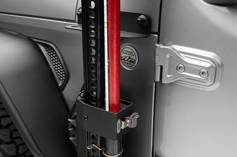 Go Rhino — Go Rhino 18-24 Jeep Wrangler JL/JLU/JT Front Fender Jack Mount for Hi-Lift Jack - Tex. Blk
Jack Mount-Exterior - view 10