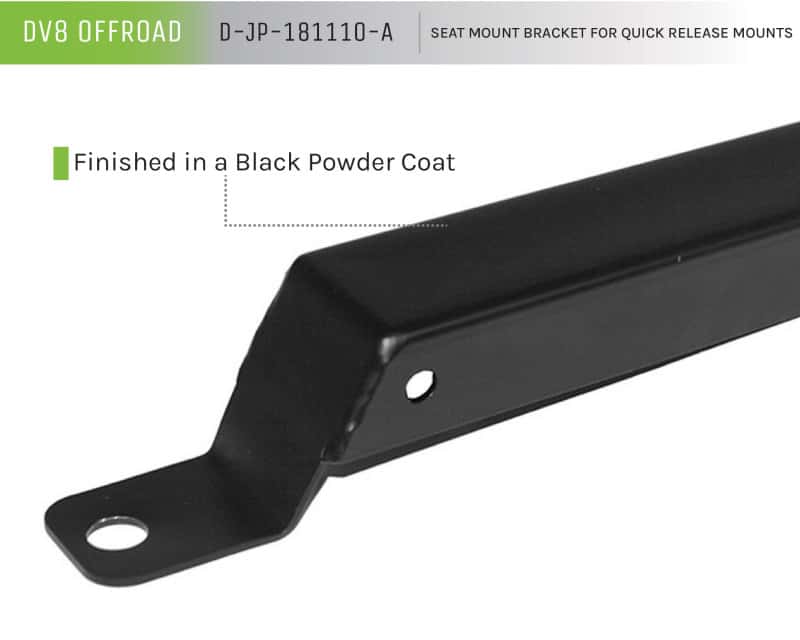 DV8 Offroad — DV8 Offroad 2007-2018 Fire Extinguisher / Flashlight Floor Mount Bracket Kit
Bracket - view 3