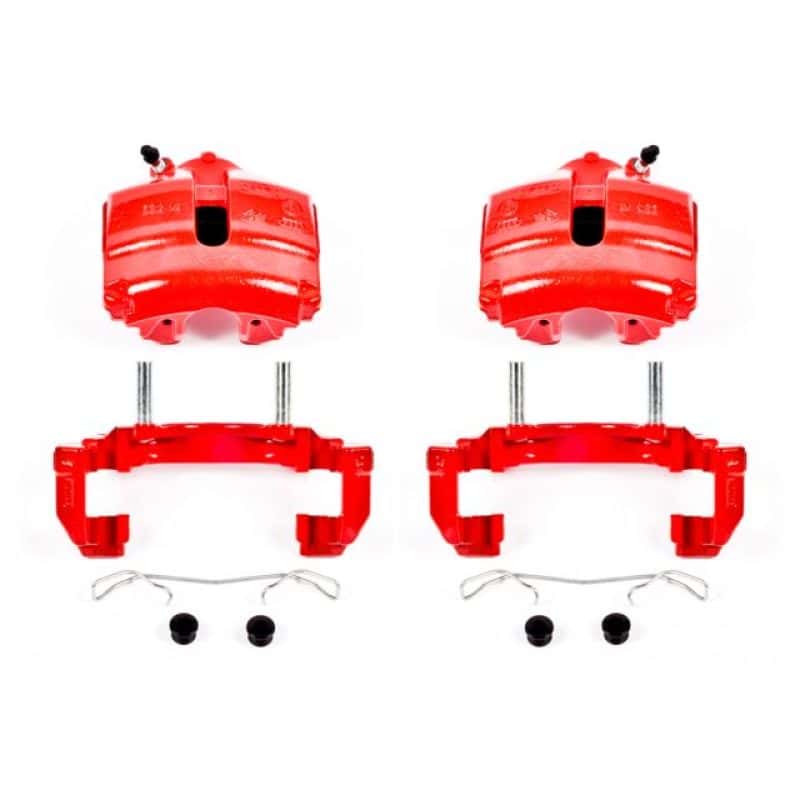 PowerStop — Power Stop 08-09 Audi TT Front Red Calipers w/Brackets - Pair
Caliper Set - view 1
