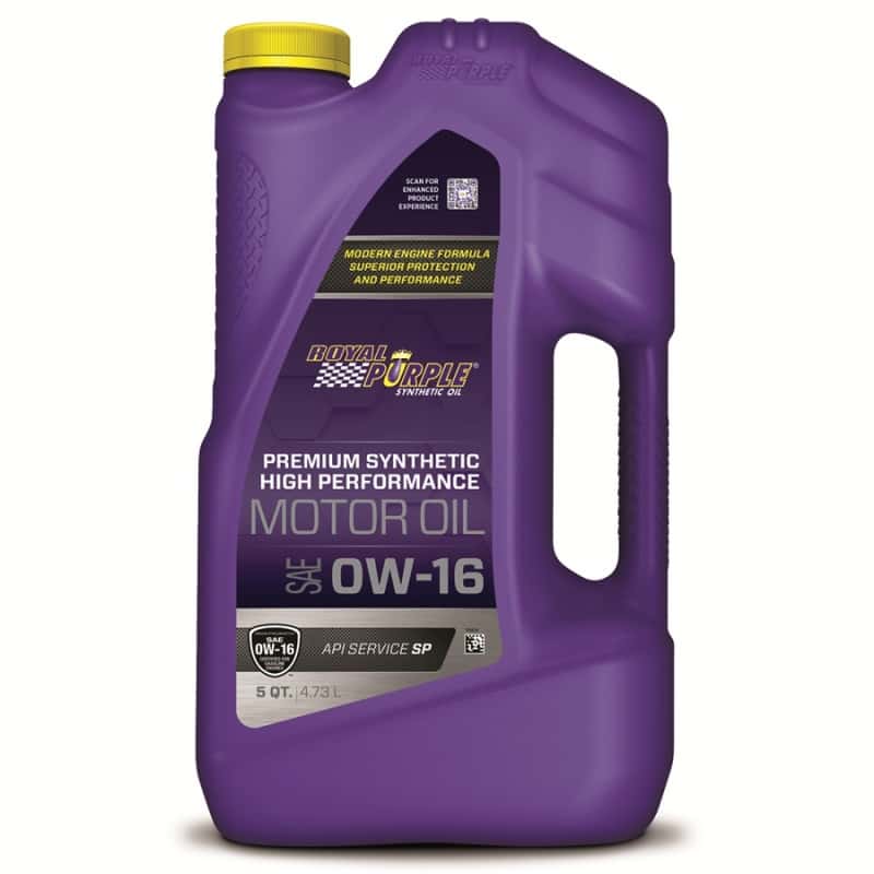 Royal Purple — Royal Purple High Performance Ultra-Low Viscosity 0W16 Motor Oil - 5 Quart - view 1