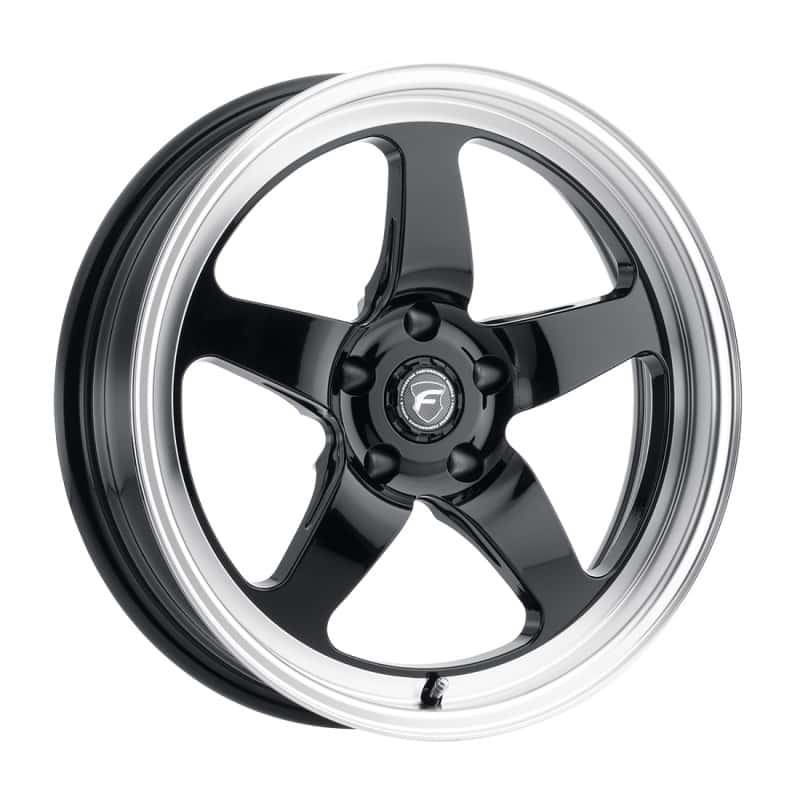 Forgestar — Forgestar D5 Drag 17x5.0 / 5x114.3 BP / ET-21 / 2.125in BS Gloss Black Wheel - view 2
