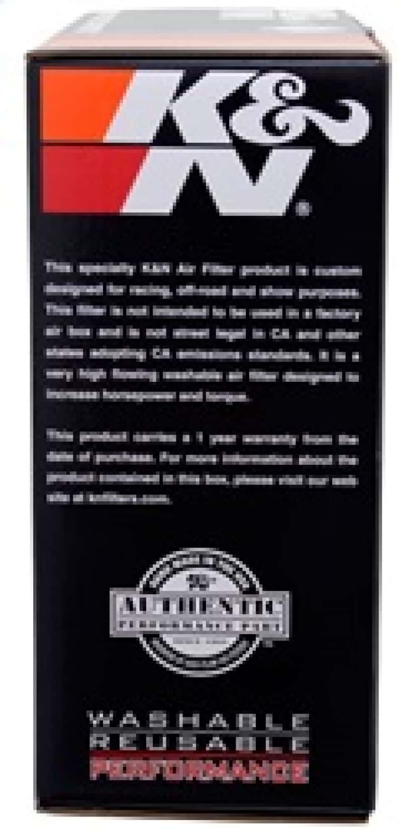 K&N Engineering — K&N 14in Red Custom Air Cleaner Assembly - 5.125in ID x 14in OD x 3.75in H x 1.25in Drop Base
Round Air Filter Ass
Air Filter Assembly - view 8