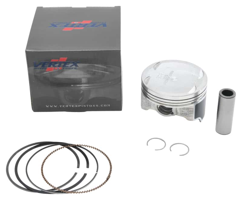 Vertex Pistons — Vertex Piston 04-09 Kawasaki KFX 700 V-Force 700cc +0.50mm Oversized Cast Replica Piston Kit - view 4