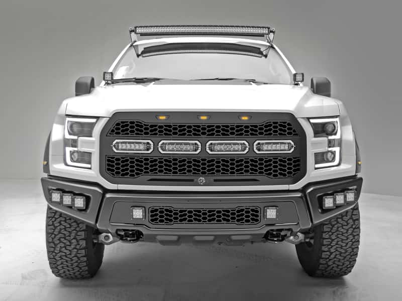 aFe — aFe 17-20 Ford Raptor w/o FFC Scorpion Grill w/ LEDs
Scorpion Grille - view 3