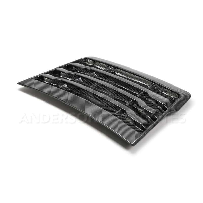 Anderson Composites — Anderson Composites 17-18 Ford Raptor Type-OE Carbon Fiber Hood Vent - view 3