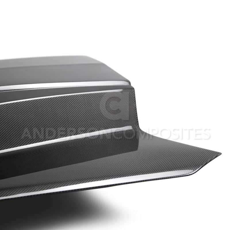 Anderson Composites — Anderson Composites 2016+ Chevy Camaro Carbon Fiber Double Sided Hood - view 7