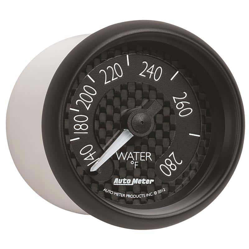 AutoMeter — Autometer GT Series 52mm Mechanical 140-280 Deg F Water Temperature Gauge
2-1/16" WATER TEMP, - view 6