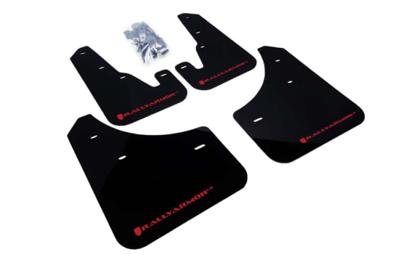 Rally Armor — Rally Armor 04-09 Mazda3/Speed3 Basic Black Mud Flap w/ Black Logo
Mud Flap - view 3