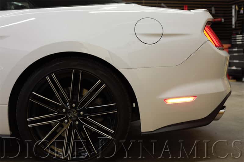 Diode Dynamics — Diode Dynamics 15-21 EU/AU Ford Mustang LED Sidemarkers - Smoked (Pair) - view 2