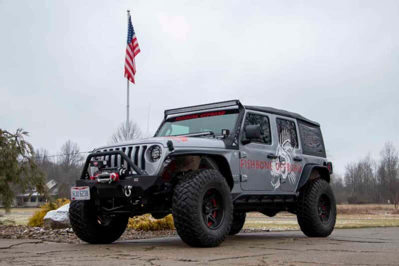Fishbone Offroad — Fishbone Offroad 2018+ Jeep Wrangler JL 4 Door Rocker Guards - view 10