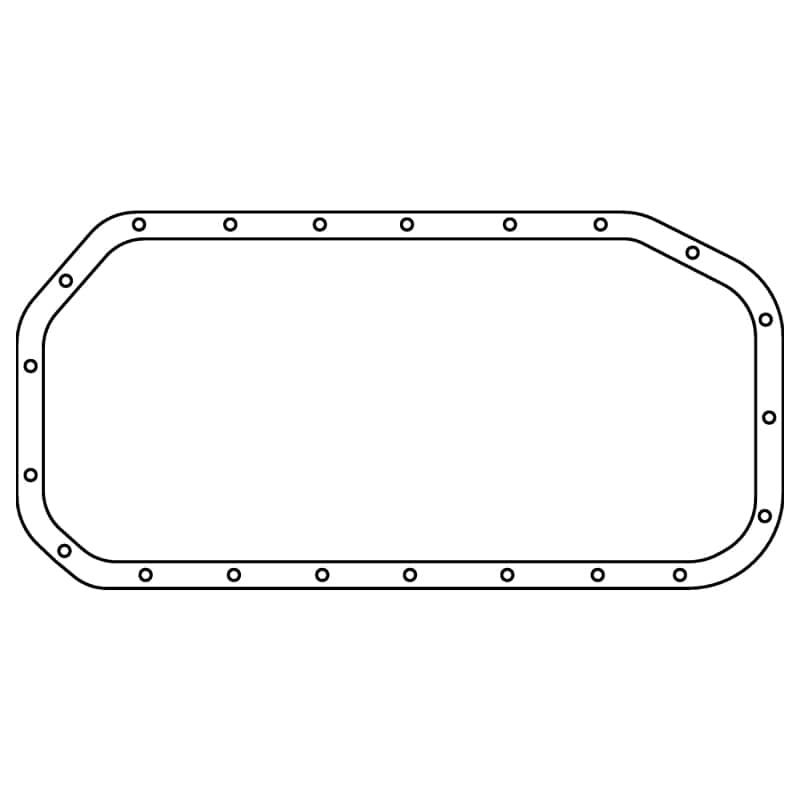 Cometic Gasket — Cometic Gasket BMW M10B18/M10B20/S14B20 .062in Fiber Oil Pan Gasket - Upper
Oil Pan Gasket - view 1