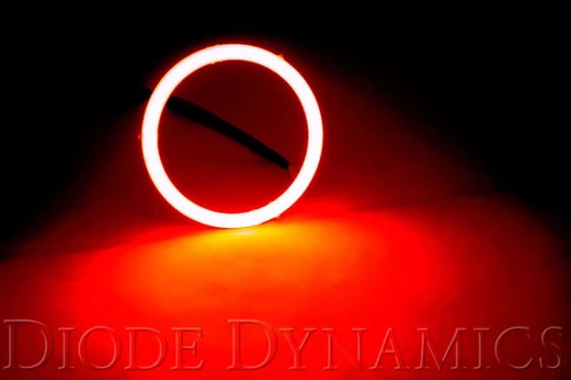 Diode Dynamics — Diode Dynamics Halo Lights LED 160mm - Red (Pair) - view 2