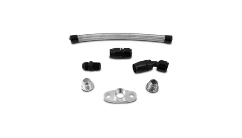 Vibrant — Vibrant Univ Top Mount Oil Drain Kit incl 20in Teflon lined S.S. hose Fitting
20"LnOilDrainKitT3T4
DrainKitT3/T4-20"Lng
Oil Drain Kit - view 3