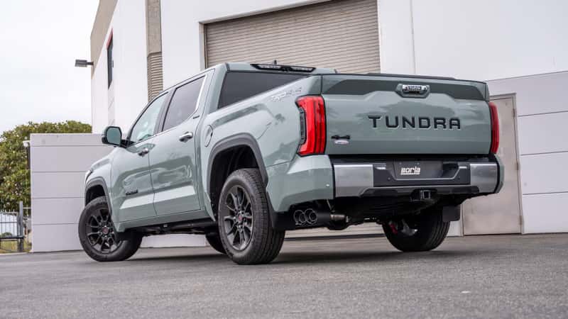 Borla — Borla 22-24 Toyota Tundra 3.4L V6 (Inc. Hyb.) Ext. Cab/STD Bed/145.7in WB ATAK Cat-Back - Carbon
Cat-Back System - view 1