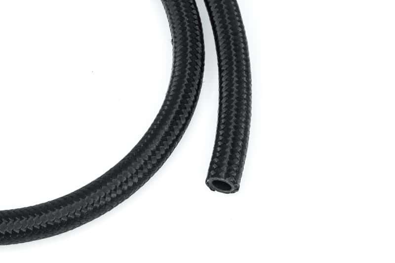 DeatschWerks — DeatschWerks 8AN Black Nylon Braided CPE Hose 20 Feet - view 3
