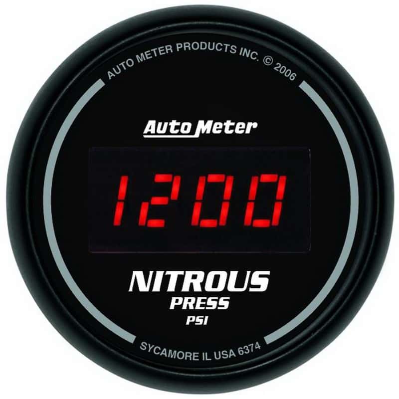 AutoMeter — Autometer Z Series 52mm Digital 0-1600 PSI Nitrous Pressure Gauge
2-1/16" NITROUS, 0-1 - view 1