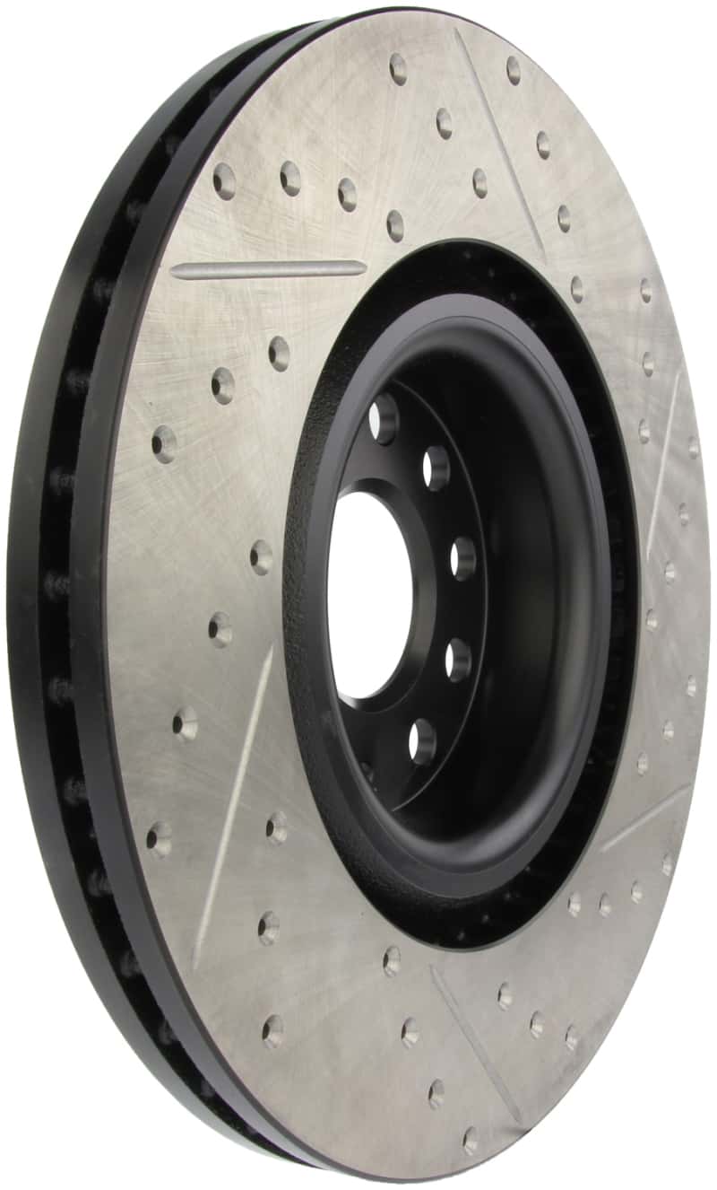 Stoptech — StopTech 09 VW Passat CC / 06-09 Passat Slotted & Drilled Right Front Rotor
Slot/Drill Rotor - view 2