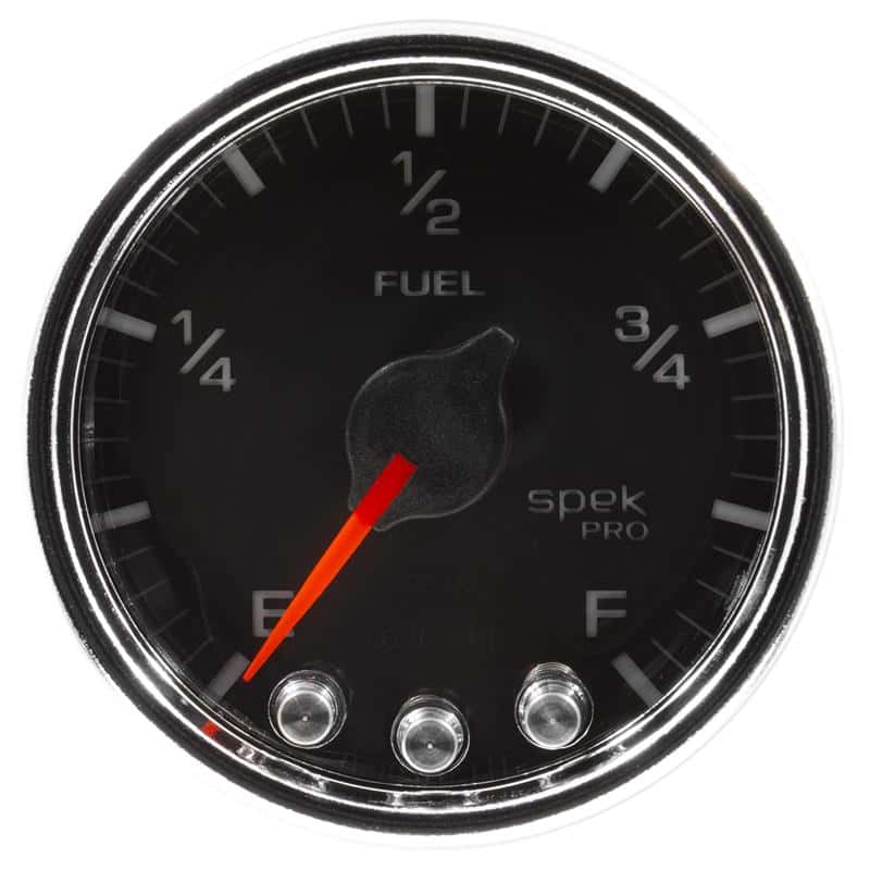 AutoMeter — Autometer Spek-Pro Gauge Fuel Level 2 1/16in 0-270 Programmable Blk/Chrm
GA 2" FUEL BCC SPEK - view 2
