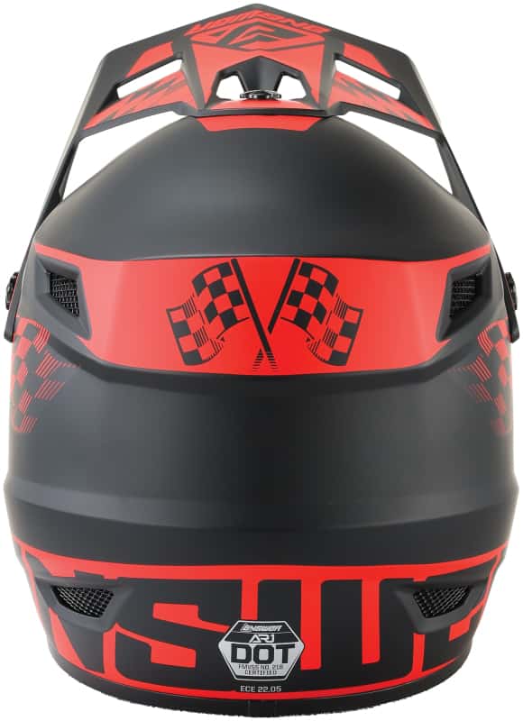 Answer — Answer AR1 Sweep Helmet Black/Red - Large - view 4