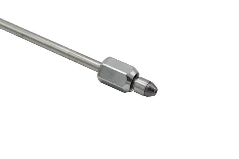 Fleece Performance — Fleece Performance 10in High Pressure Fuel Line (8mm x 3.5mm Line M14x1.5 Nuts) - view 3