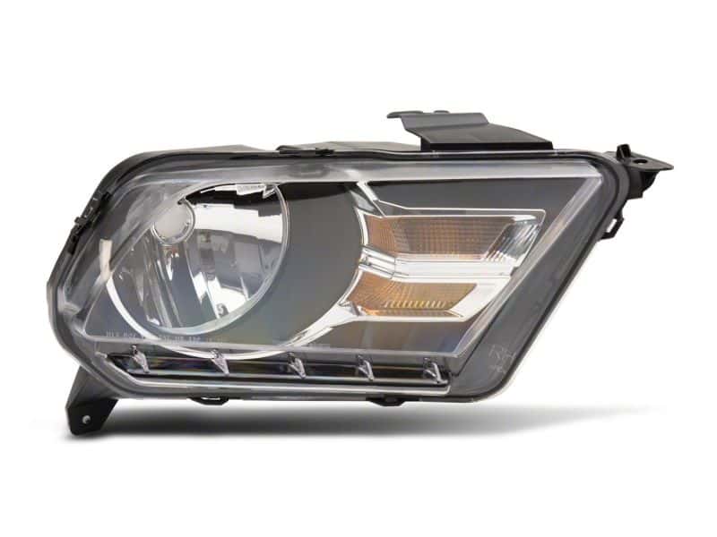 Raxiom — Raxiom 10-12 Ford Mustang Axial Series OEM Style Rep Headlights- Chrome Housing (Clear Lens)
Headlights - view 3