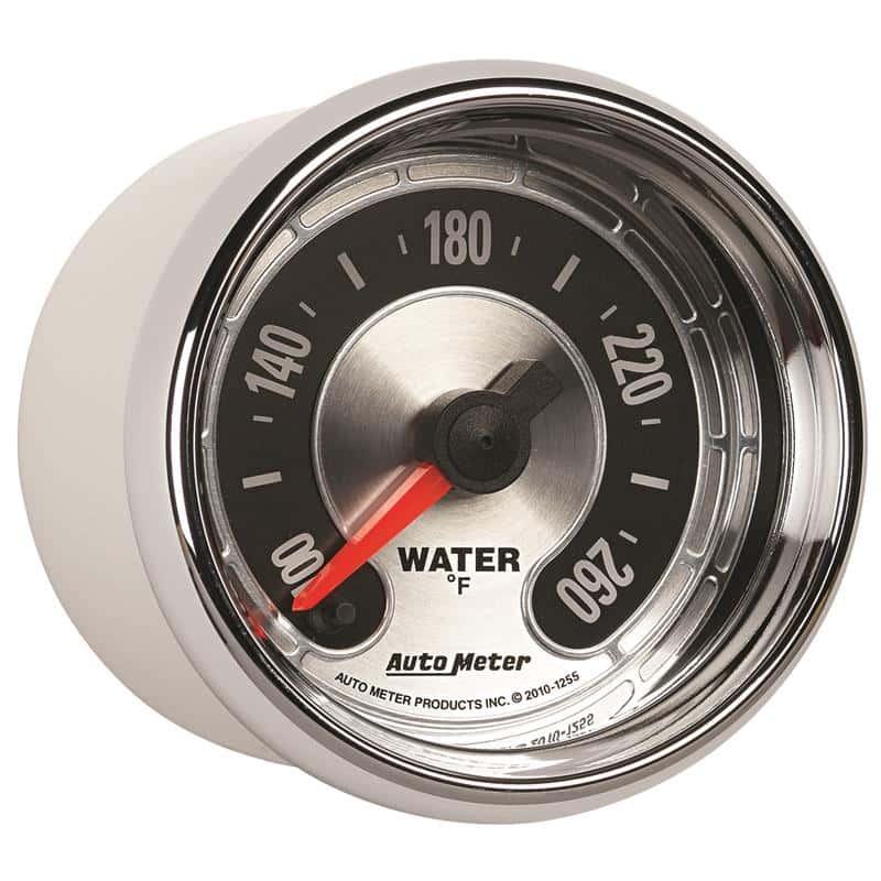 AutoMeter — Autometer American Muscle 52mm Full Sweep Electric 100-260 Deg F Water Temperature Gauge
GA 2" WTEMP STPR AM - view 5