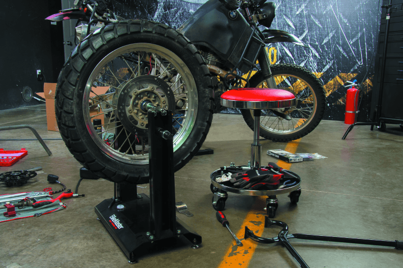 BikeMaster — BikeMaster Ultimate Shop Stool w/ Tool Caddy - view 2