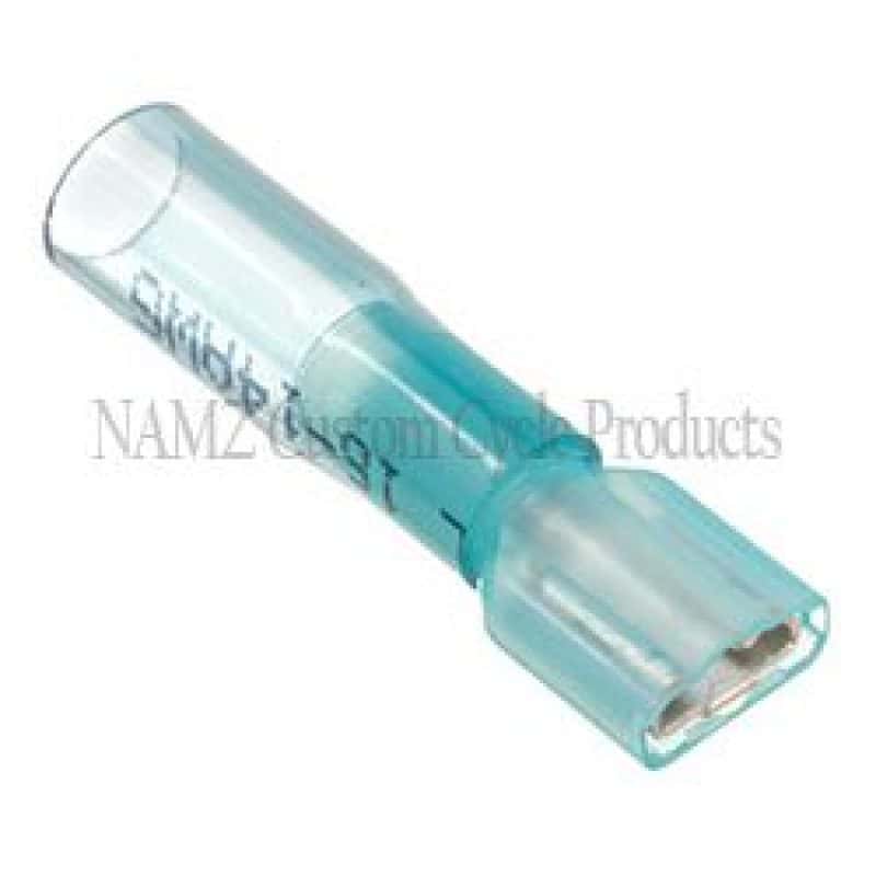 NAMZ — NAMZ Heat Sealable .25in. Female Quick Disconnect Terminals 16-14g (25 Pack) - view 2