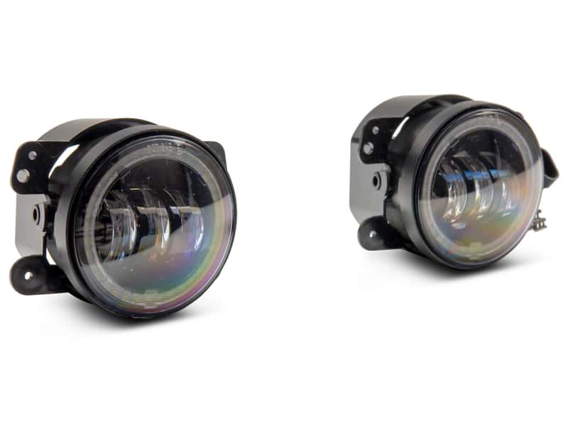 Raxiom — Raxiom 07-18 Jeep Wrangler JK Axial Series 4-In LED Fog Lights w/ Halo
Lights - view 1