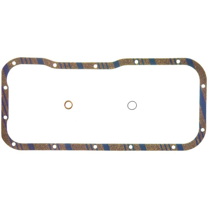 Fel-Pro — Fel-Pro Nissan Sentra OS 30619 C Engine Oil Pan Gasket Set Blue Stripe cork-rubber - view 1
