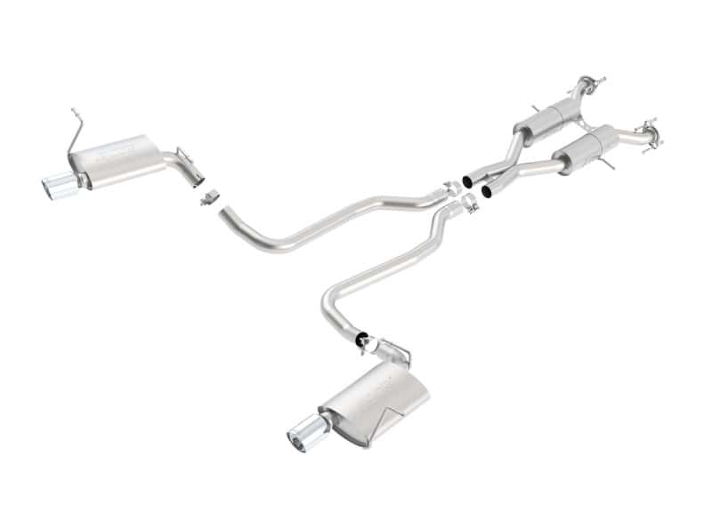 Borla — Borla 11-16 Jeep Grand Cherokee Limited/Laredo 5.7L 8cyl 4WD/RWD SS Catback Exhaust
Cat-Back System
ExhstSysKt - view 3