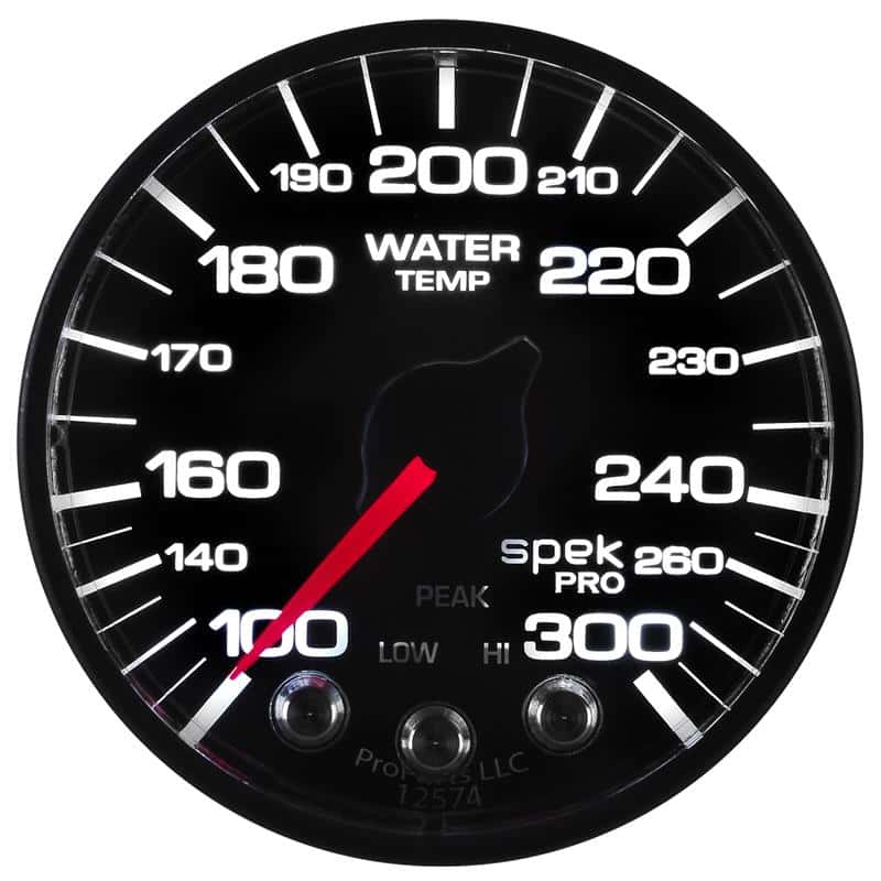 AutoMeter — Autometer Spek-Pro 52.4mm 100-300 Deg F Digital Stepper Motor Water Temp Gauge
GA 2" WTEMP BFB SPEK - view 5