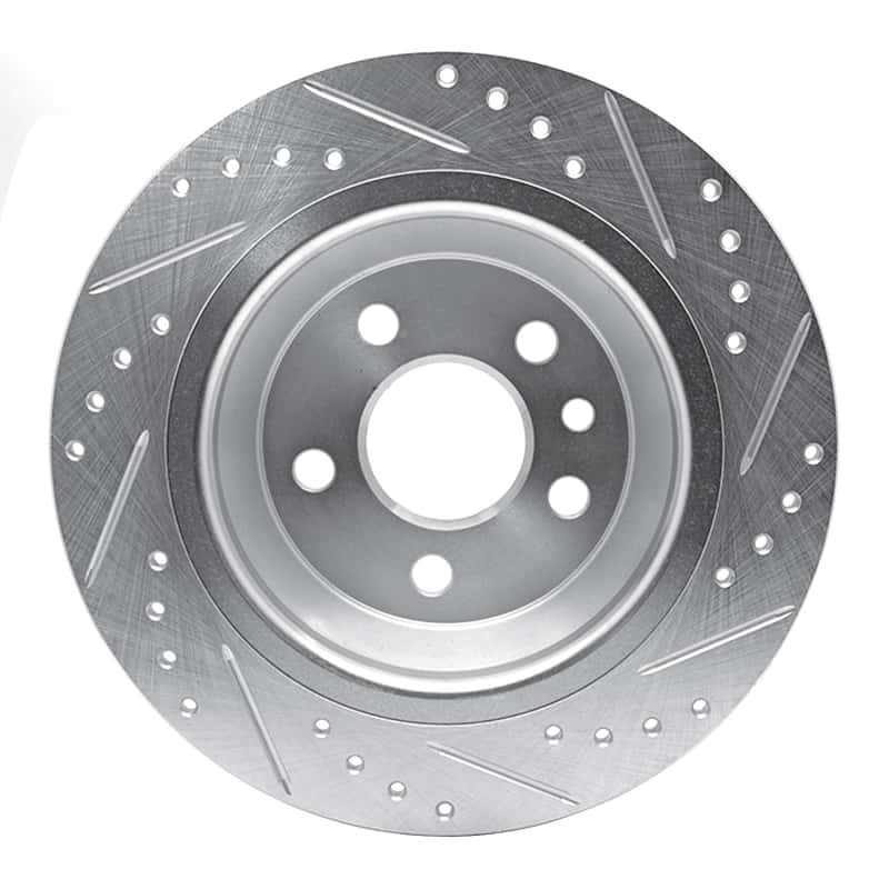 R1 Concepts — R1 09-15 Ford Focus RS (Mexico) Rear Left Drilled & Slotted Silver Brake Rotor
R1 Brake Rotor Drill - view 5