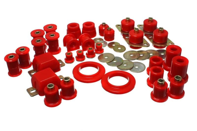 Energy Suspension — Energy Suspension 05-13 Toyota Tacoma 4WD/Prerunner 2WD Red Hyper-Flex Master Bushing Set
Master Bushing Kit - view 2