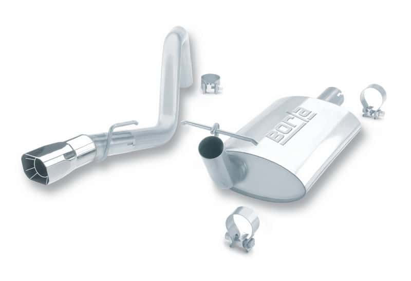 Borla — Borla 91-95 Jeep Wrangler YJ 4.0L 6cyl 4WD 2Dr SS Single Right Rear Exit Cat-Back Exhaust
Cat-Back System
ExhstSysKt - view 4