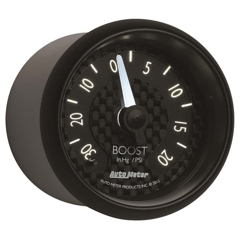 AutoMeter — Autometer GT Series 52mm Mechanical 30 In Hg/20 psi Vacuum/Boost Gauge
2-1/16" BOOST-VAC, 3 - view 11