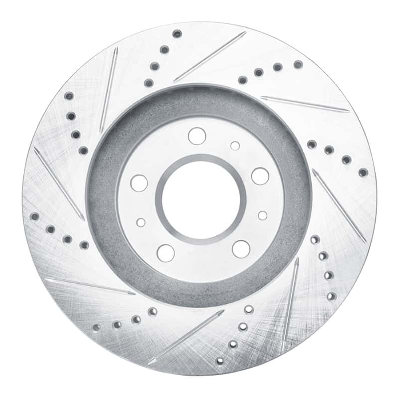 R1 Concepts — R1 03-07 Cadillac CTS Front Right Drilled & Slotted Silver Brake Rotor
R1 Brake Rotor Drill - view 5